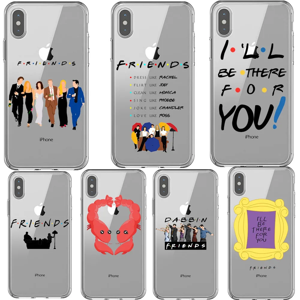 Central Perk Coffee friends tv show how you doin Soft Silicone TPU Cover Cases For iPhone X 7 8 Plus 6 6SPlus 5 5S SE XS MAX XR
