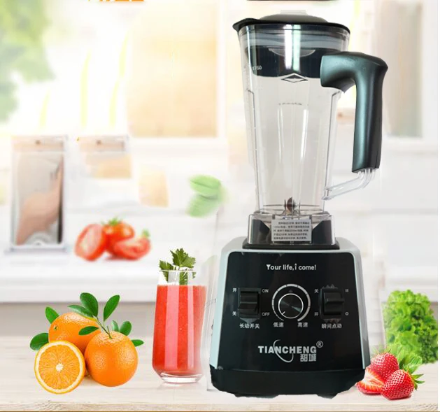 

Mixer Blender EU/US/AU 1800W Rpm 36000-peak 1.6L Create Friction Heat Stainless Steel Blades Overcurrent Protection