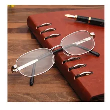 Ретро Металлические стеклянные линзы для чтения стекла es для мужчин и женщин прозрачные пресбиопические очки с диоптрий+ 1,0+ 1,5+ 2,0+ 2,5+ 3,5+ 4,0 очки в стиле унисекс