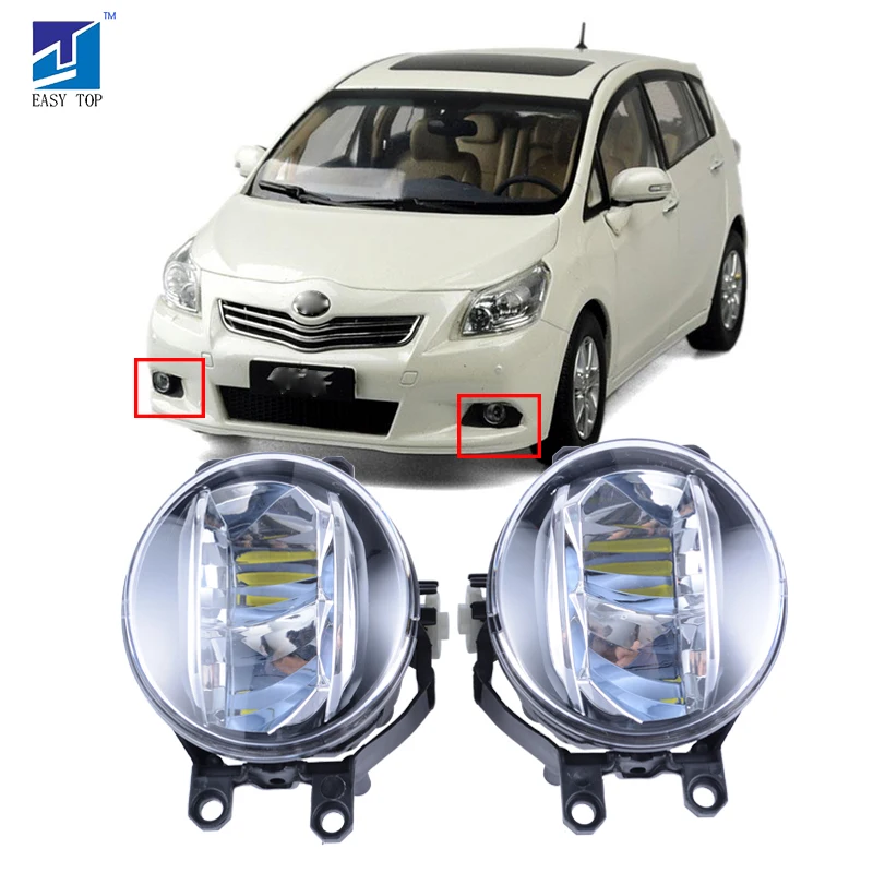 Для Toyota EZ YARIS CARMY 12V 2 шт. яркий светодиодный противотуманные фары|Фара для авто в