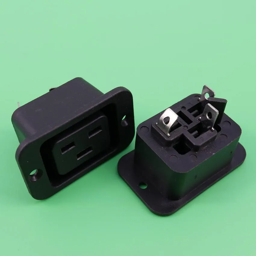 YuXi AC 250V 16A IEC 320 C19 C20 Panel Mount Plug Connector Socket