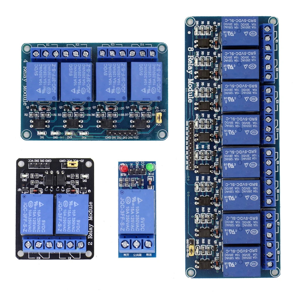 

1 2 4 8 Channel DC 5V Relay Module with Optocoupler Low Level Trigger Expansion Board for arduino