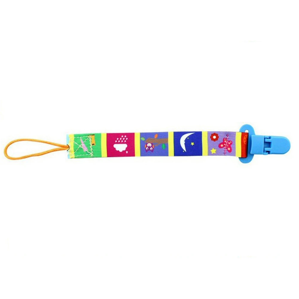 Новая Детская Соска с зажимом и цепочкой, фиксированная игрушка на ремешке, Детская соска, товары для грудного вскармливания - Цвет: Синий