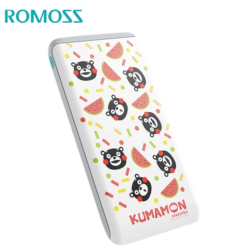 

ROMOSS KAR10 Cute KUMAMON Lovely Power Bank 10000mAh External Battery For iPhoneX Portable Quick Charger for Samsung Xiaomi MIX3