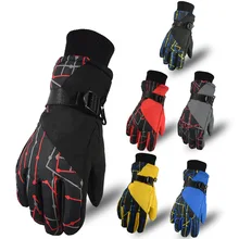 Детские лыжные перчатки для мальчиков и девочек, перчатки для сноуборда, зимний теплый непродуваемый перчатки для катания на лыжах, сноуборда, Детские лыжные перчатки для скалолазания