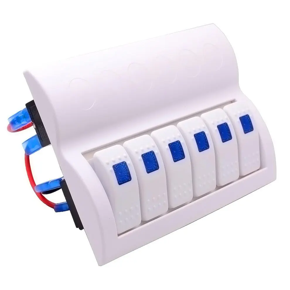 

CS-374A2Waterproof Car Auto Boat Marine LED Rocker Switch Panel