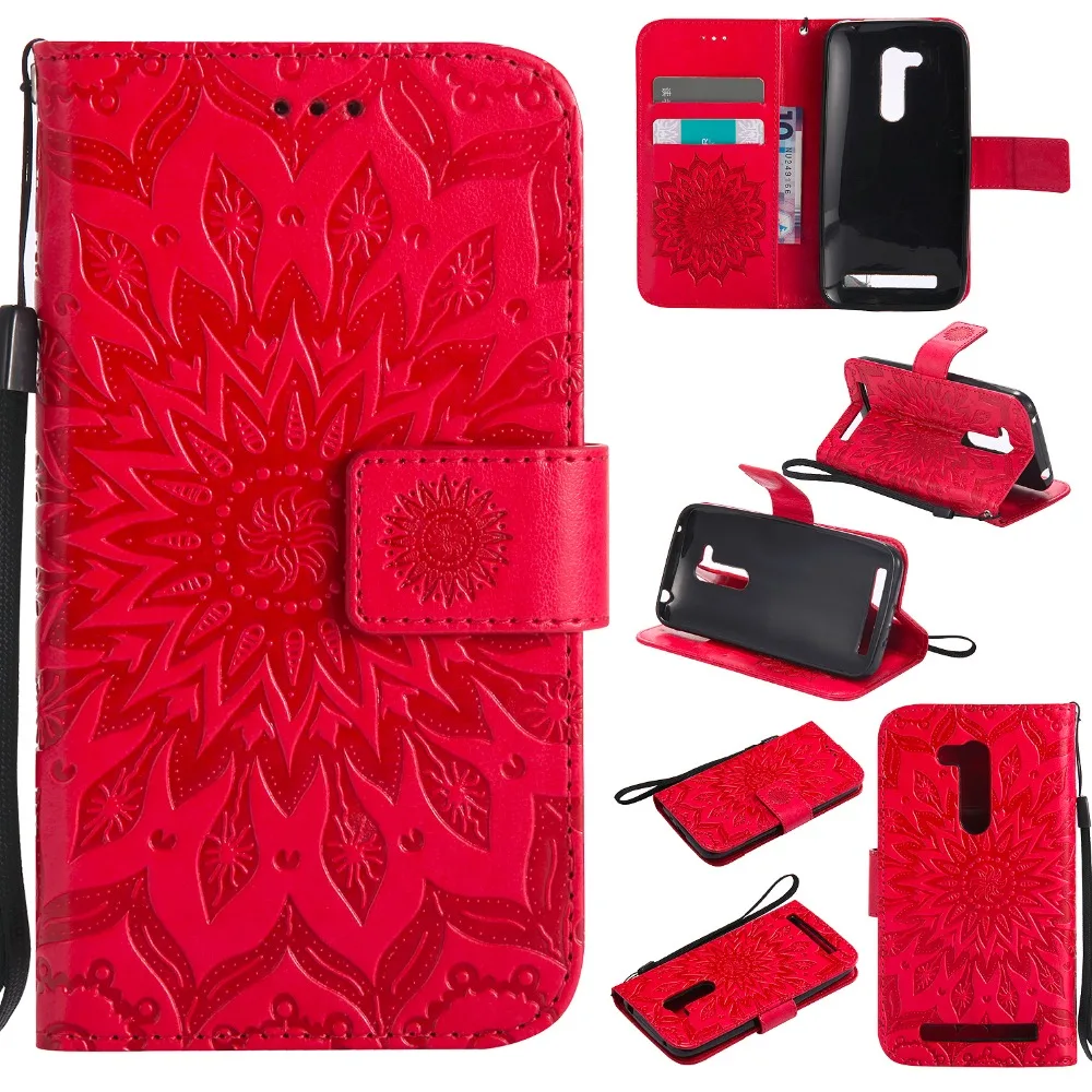

Relief Sun Leather Case Wallet Stand Cover For ASUS X014D Zenfone Go 2016 ZB452KG ZB ZB452 452 452KG KG With Card Holder Cases