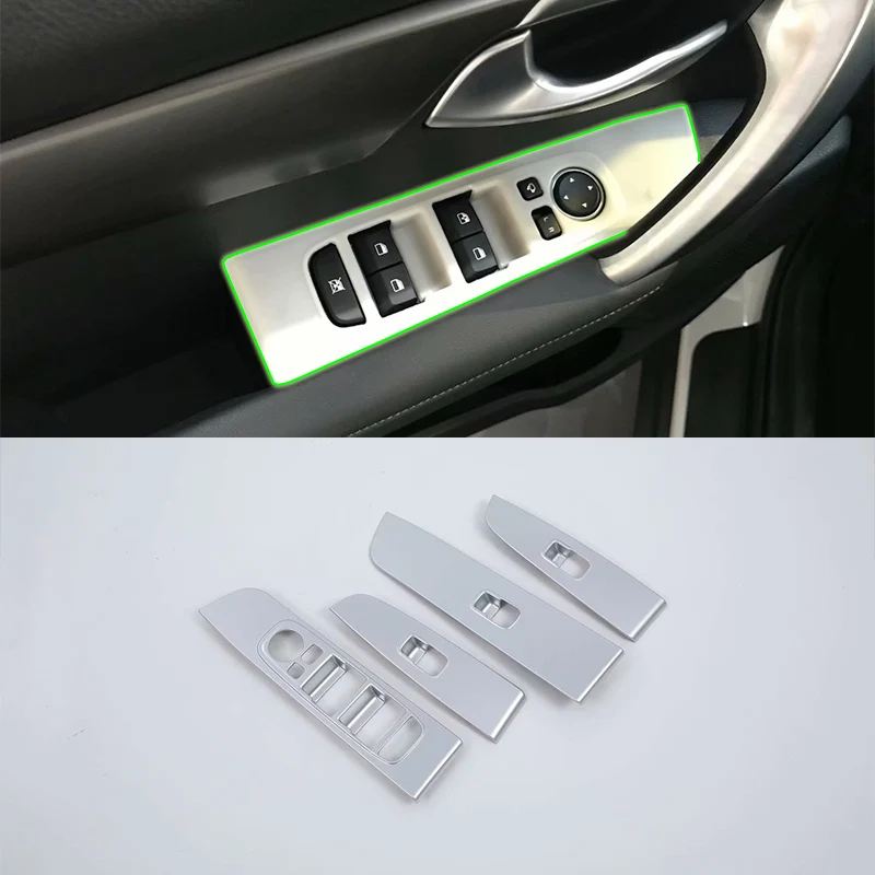 

Car Interior inner window lift button switch Trim Molding ABS matte Car Styling Auto Accessories For 2018 KIA Sportage
