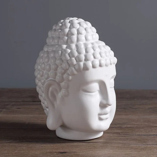 Pinkmore Buddha head silicone mold concrete buddha statue molds for concrete buddha crafe in