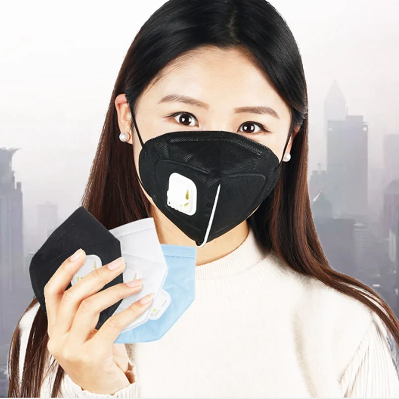 

3pcs/lot KN95 Dust Mask PM 2.5 Anti-fog Masks Anti Influenza Breathing Valve Adult Safety Particulate Respirator