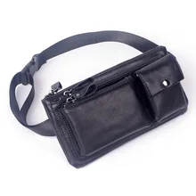 Набедренная сумка из натуральной кожи, Маленькая мужская сумка-мессенджер, сумки для телефона, дорожная поясная сумка, Мужская маленькая поясная сумка