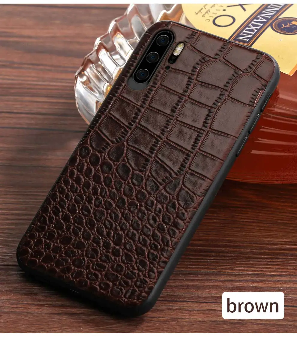 

For Huawei P20 P30 Lite Pro Back Case High Quality Genuine Leather Rear Cover Moblie Phone Case For Huawei P20 P30 Lite Pro