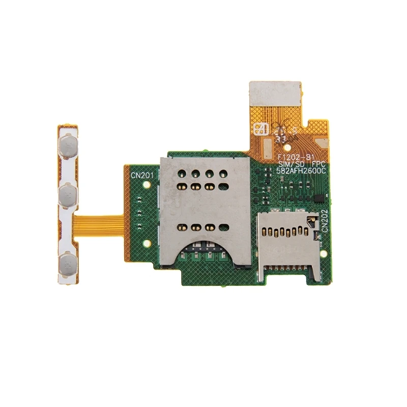 Для Sony Xperia J/St26/St26i Мобильный Телефон SIM Card Reader Контакты Flex Кабель Замена