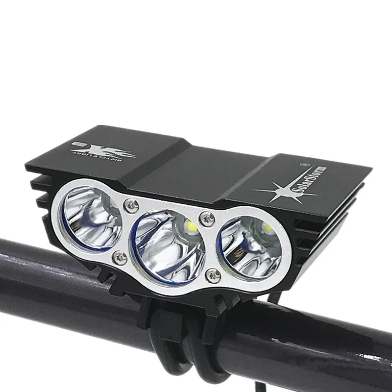 Solarstorm X3 دراجة 6000 لومينز 4 وضع XM-L T6 LED الدراجات الجبهة ضوء حزمة بطارية + شاحن Solarstorm X3 دراجة 6000 لومينز 4 وضع XM-L T6 LED الدراجات الجبهة ضوء حزمة بطارية + شاحن