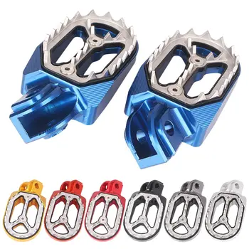 

Racing Foot Pegs Footpegs Footrests For KTM Husqvarna 85cc-530cc 2005-2015 CNC Motorcycle Dirt Bike Spare Parts Sharp Teeth