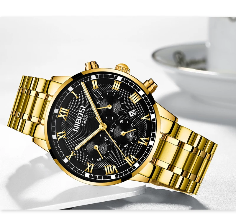 NIBOSI Mens Sport Watches Men Waterproof Luxury Brand Watch 2018 Fashion Full Steel Analog Quartz Wristwatch Relogio Masculino   (10)