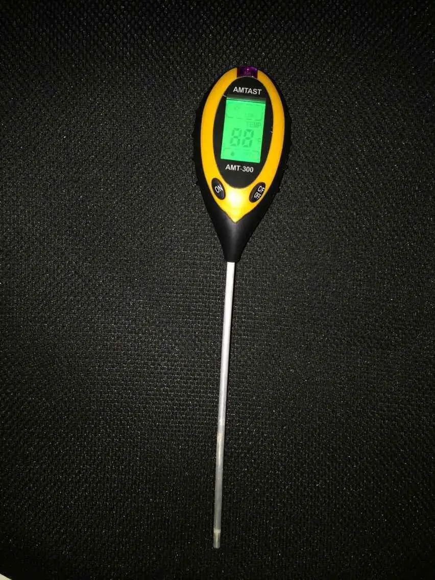 Free shipping 4 in 1 soil survey instrument ph tester metertester