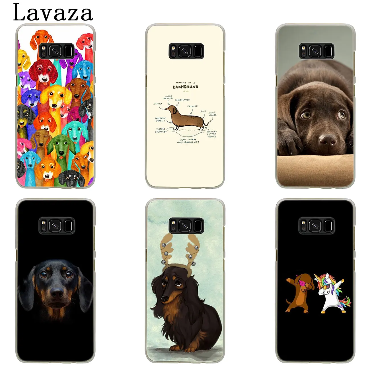 Чехол для телефона лаваза такса с собаками Samsung Galaxy S20 Ultra S10 Lite S10E S6 S7 Edge S8 S9 Plus A51 A71