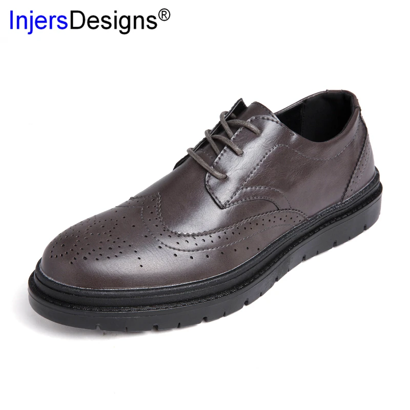Black Dos Da Boi Lace Homem Respirável 44 Negócios Homens De up Brogue Carve Moda Design Zapatos Italiano Sapatos brown Tamanho 39 Casamento x8qw7f6RC