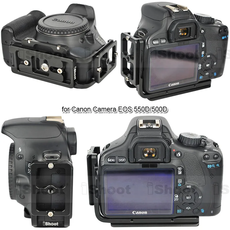 Vertical Shoot Quick Release Plate L Bracket for Canon 7D 6D 5D 