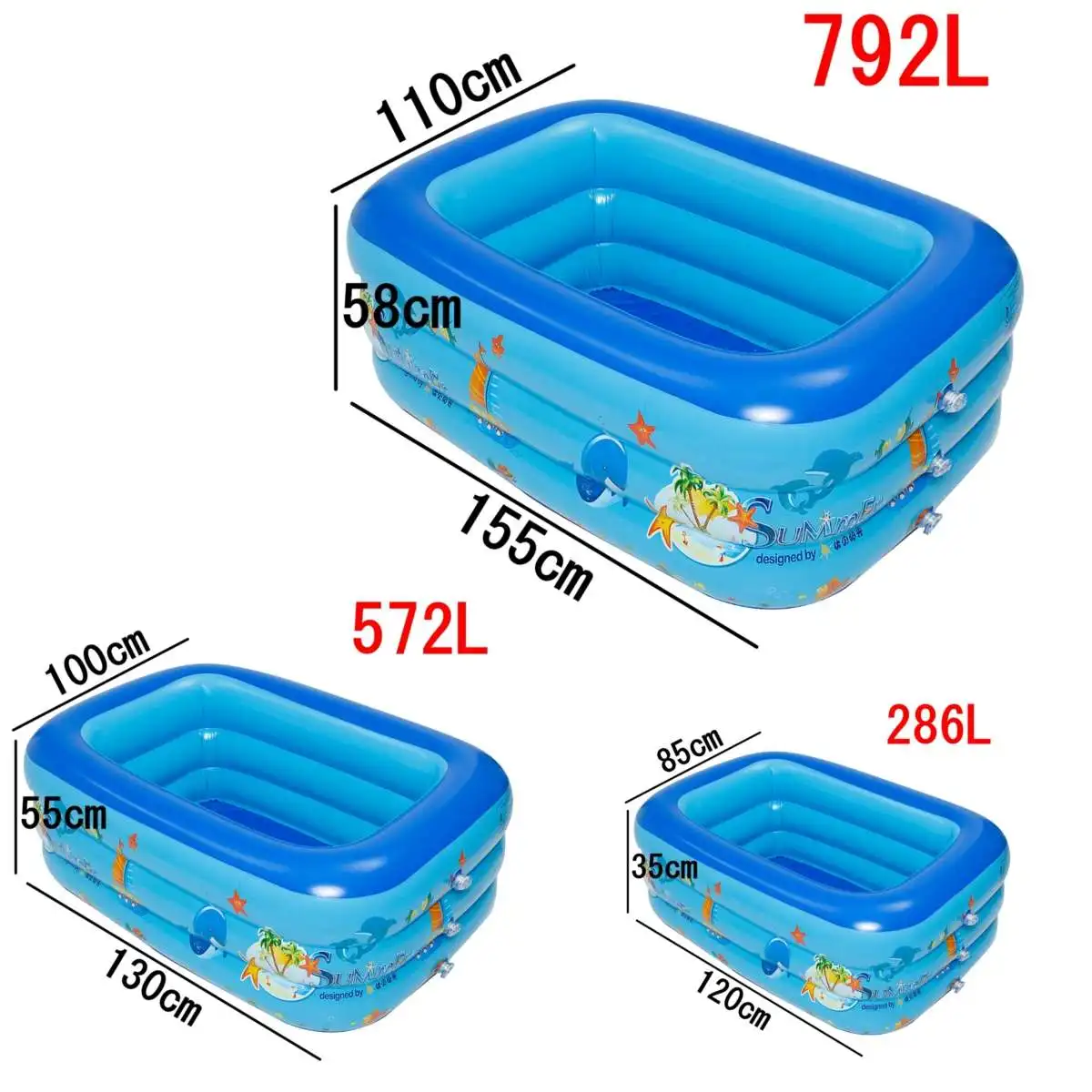 

Blue Color Inflatable Baby Swimming Pool Portable Outdoor Children Basin Bathtub kids pool baby swimming pool water Summer
