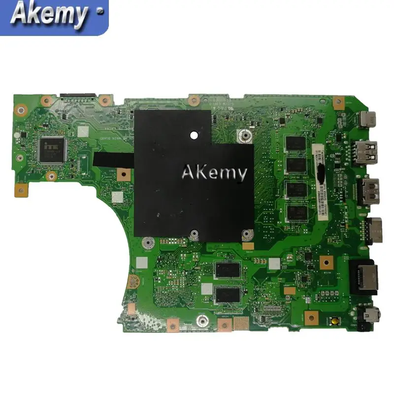 Akemy с 8 Гб ОЗУ I3 7100U процессор X556UQK Материнская плата For Asus X556UV X556U X556UQ материнская