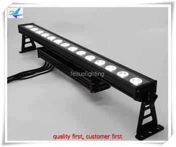 

New IP65 Led Bar Wall Washer Light RGBWAUV 6in1 14x18W Dot Control Pixel Outdoor Led Floodlight Linear Landscape DMX Stage Light