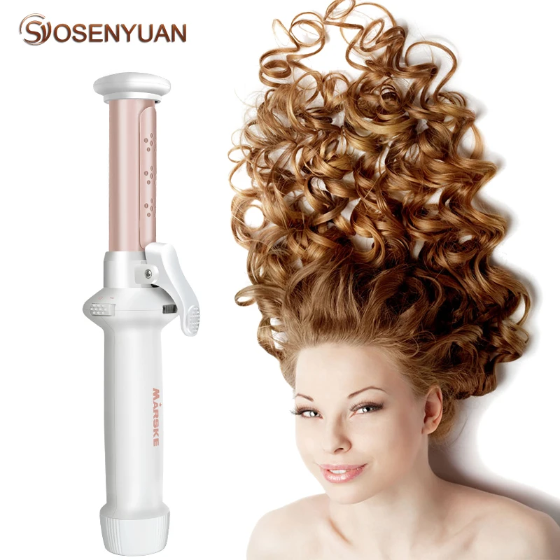 

Professional 2 in 1 USB Wireless Electrical Curling Irons Comb Brush Rechargeable Styler Curler Iron