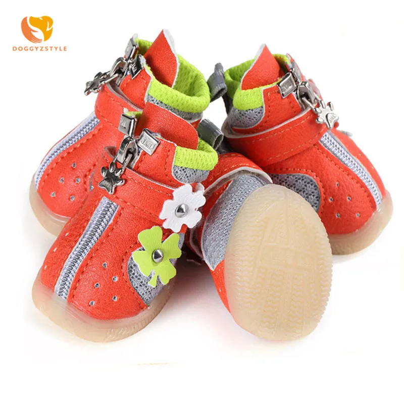 

Reflective Dog Shoes Casual Breathable Striped Sport Shoe Pet Cat Chihuahua French Bulldog Spring Summer Autumn Winter Footwear