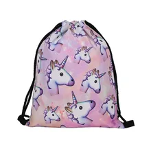 High Quality Polyester Drawstring Bag outdoor foldable sports bag Beach Women Men Travel Storage Package Teenagers Backpack