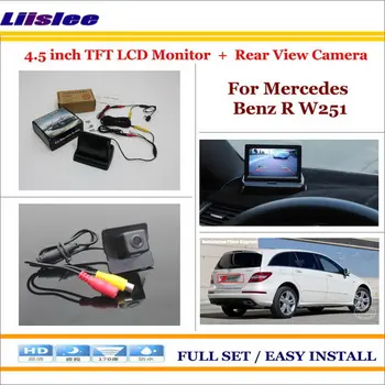 

Liislee For Mercedes Benz R W251 2006~2013 - Auto Back Reverse Camera + 4.3" Color LCD Monitor = 2 in 1 Rearview Parking System