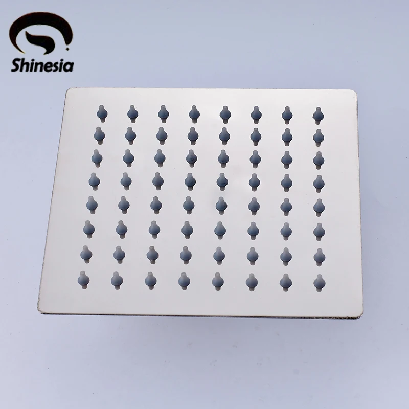 

Wholesale and Retail Solid Brass Chrome Bathroom Shower Head 8 Inch Square Rainfall Shower Head