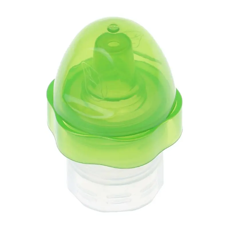Адаптер для бутылочек для маленьких детей, устройство для питья с защитой от листьев, портативная крышка, бутылки для воды, принадлежности для детей на открытом воздухе - Цвет: Зеленый