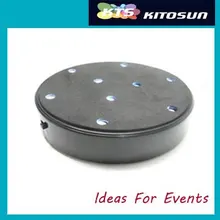 4 дюймов Под вазой круглый светодиодный свет база, винтажный свадебный свет, трава ваза для свадебного декора