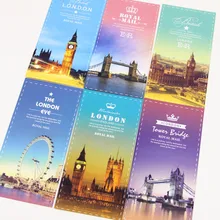 1 шт. Корея канцелярские Европейский Архитектура пейзаж конверты Royal Mail конверт 5 Винтаж Ретро конверты