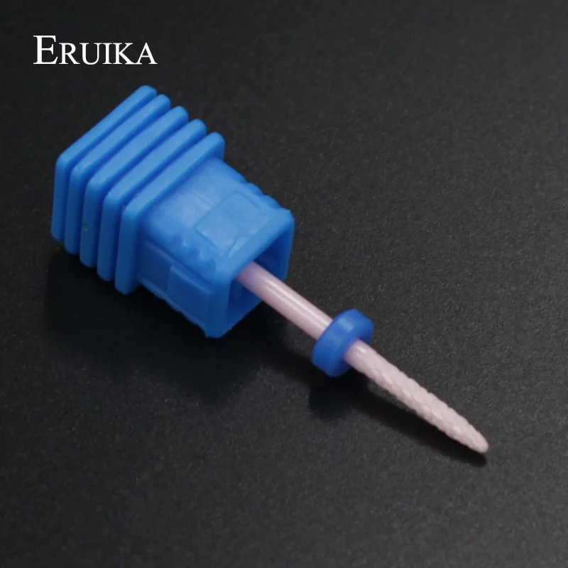 ERUIKA 1 шт. розовый Средний керамическая заусенцев ногтей сверло Mills режущей