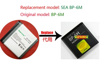 

wholesale 10PCS battery BP-6M BP6M for nokia N93 3250 6151 6233 6234 6280 6288 9300 9300I N73 N77 N93 N93S...