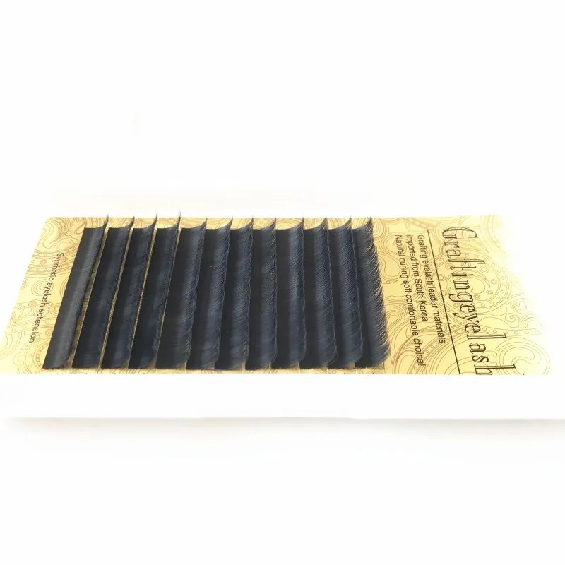 

Matte ellipse eyelashes extension lashes roots Split tips eyelash lighter fit Y matte Flat lashes 0.15 C/D curl
