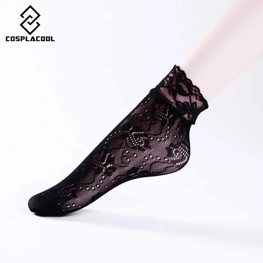 [Cospacool] Новые модные сексуальные ажурные носки для женщин/девушек Sox Meias женские