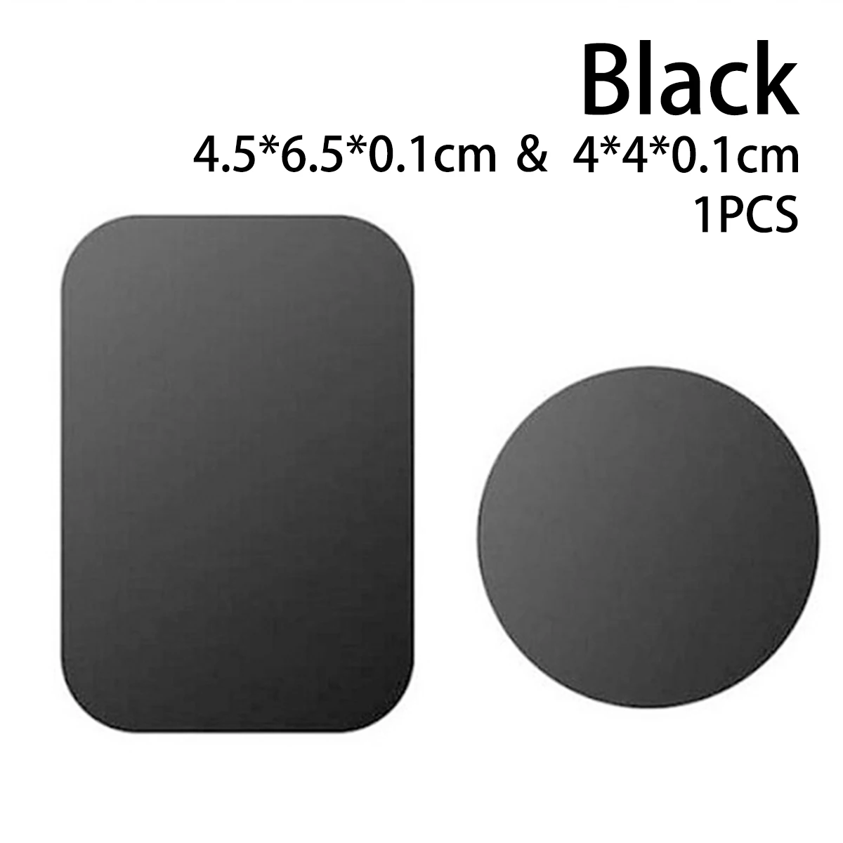 Car Magnetic Bracket Metal Plate Car Disk Magnet Plate Ultra-Thin Sticker Magnetic Phone Bracket GPS Universal Accessories - Цвет: Black combination 2