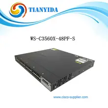 Герметизированный WS-C3560X-48PF-S катализатор C3560X 48 порт PoE гигабитный Ethernet коммутатор