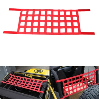 

Car Multifunctional Roof Storage Net Hammock Cargo Luggage Car Covers For Jeep Wrangler TJ 1997-2006