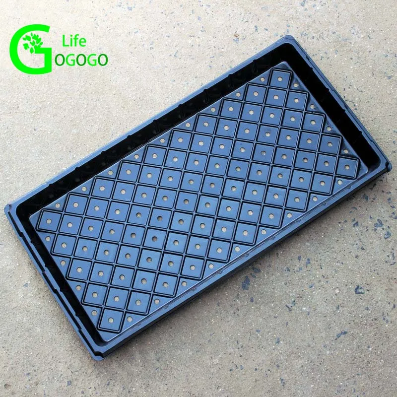 

High Quality Seedling Vegetable Succulent Bean Sprouts Flat Plate Non-porous Forest Thicken Planting Wheat Seedling Nursery Tray