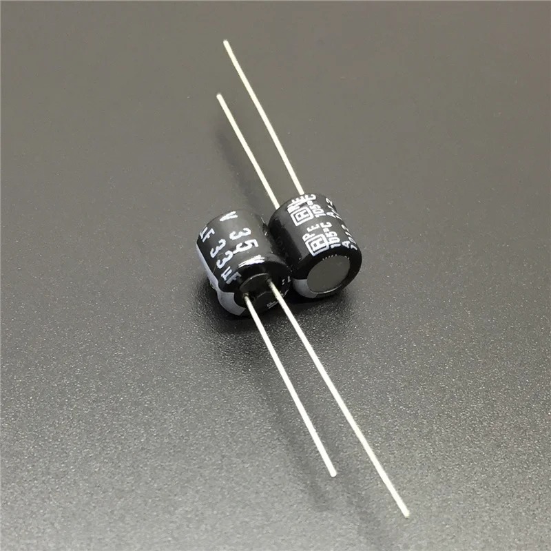 

10pcs 33uF 35V RUBYCON MH7 Series 6.3x7mm 35V33uF Aluminum Electrolytic Capacitor