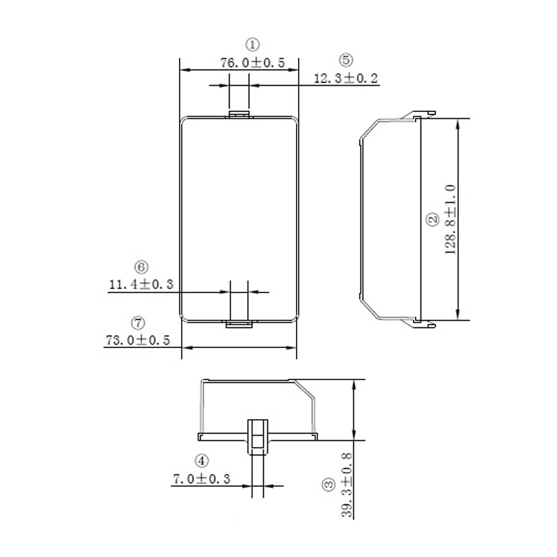 12-Slot Relay Box 6 Relays 6 ATC/ATO Fuses Holder Block+41pcs Metallic Pins for Truck SUV Car Bike Boat