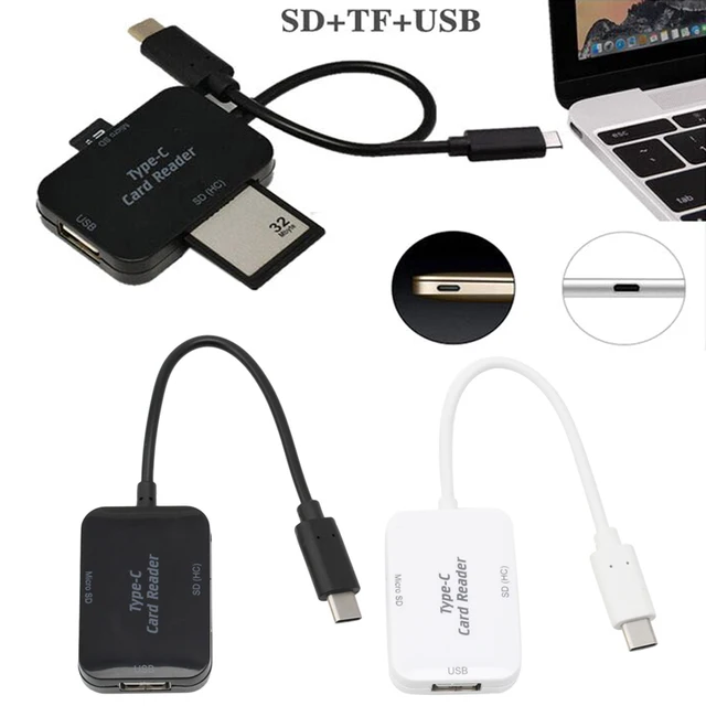 Special Offers Computer Accessories USB-C Type C To USB 2.0 Hub SD TF Memory Card Reader OTG Adapter For Phone PC Special Offers Computer Accessories USB-C Type C To USB 2.0 Hub SD TF Memory Card Reader OTG Adapter For Phone PC