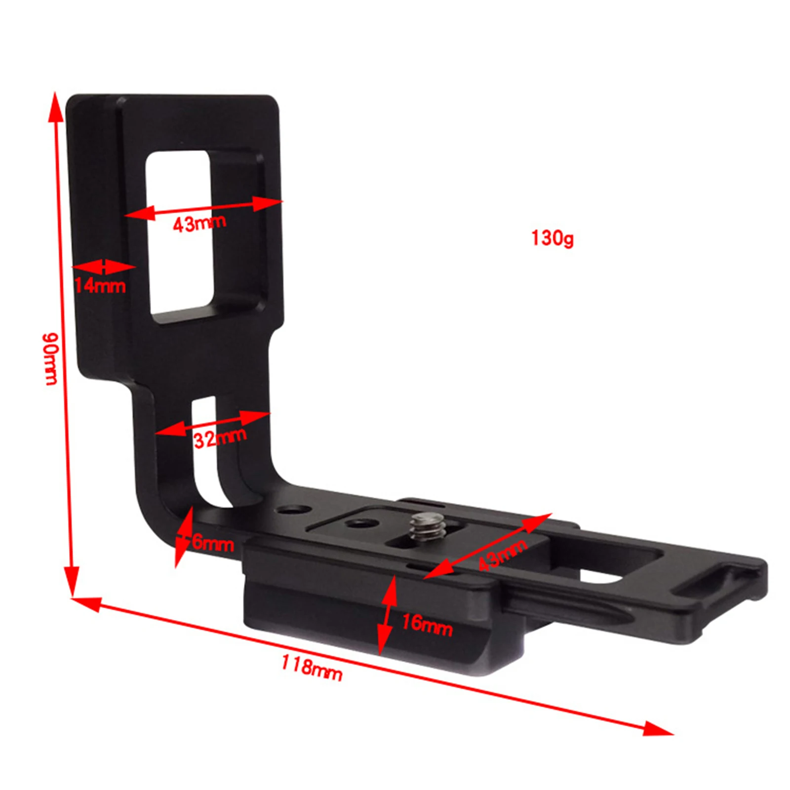 Подвижная универсальная QR L пластина/L кронштейн для Manfrotto Bogen 200PL-14 RC2 шаровая Головка Зажим Штатив монопод