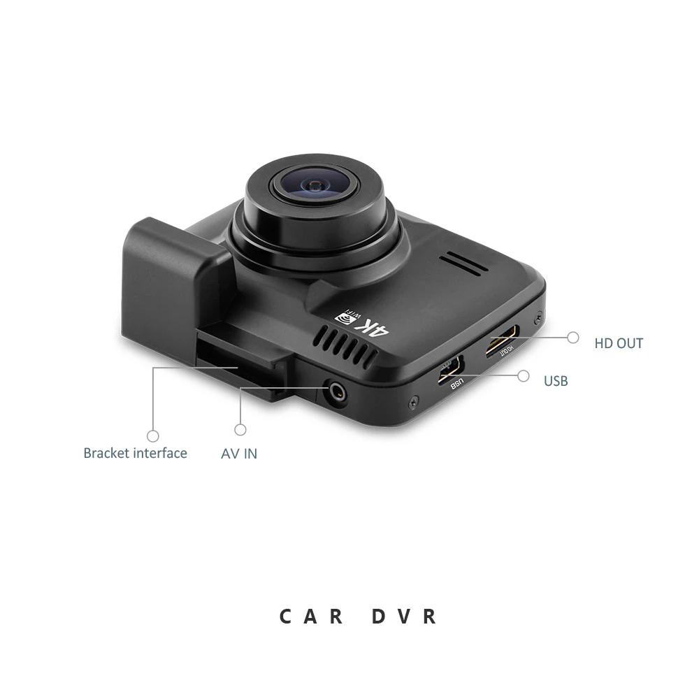 Conkim Dash Cam камера gps Wifi DVR автомобильная видеокамера 4K 2880x2160P ночное видение Novatek 96660 2," Автомобильный Регистратор черный ящик H40