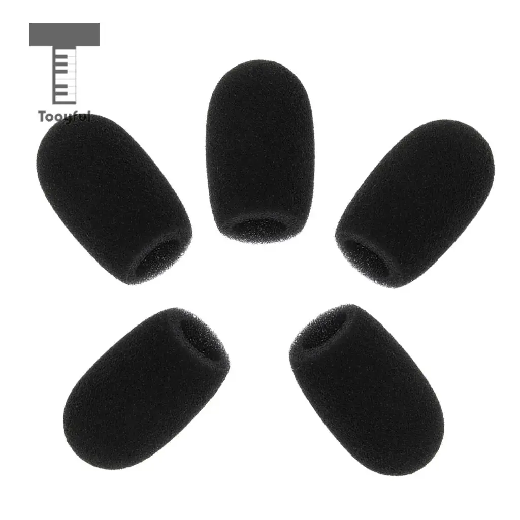 5pcs Microphone Windscreen Foam Mic Cover for KTV Dance Ball Conference Room