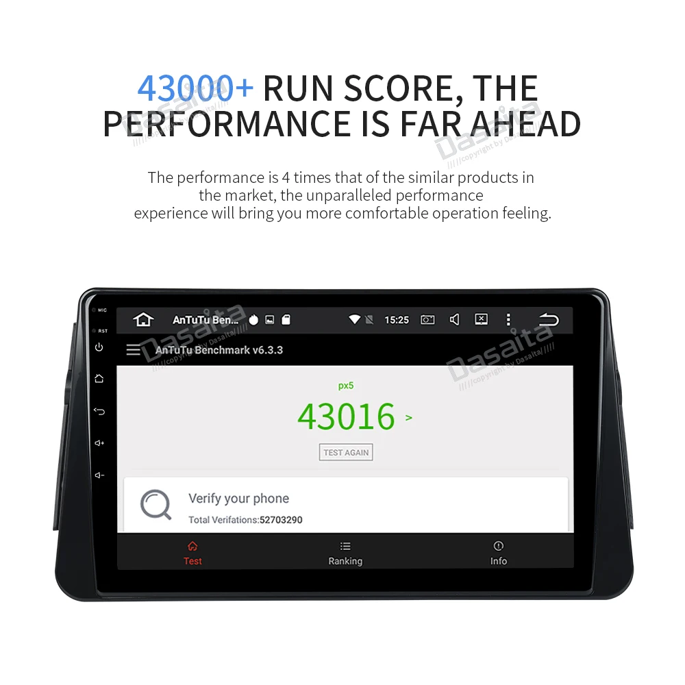 Perfect Dasaita Android 9.0 Car Radio for Nissan Kicks Micra 2014 2015 2016 2017 Autoandroid Multimedia Player with 10.2" IPS Screen 13
